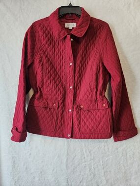 Merona Women's Quilted Red Jacket